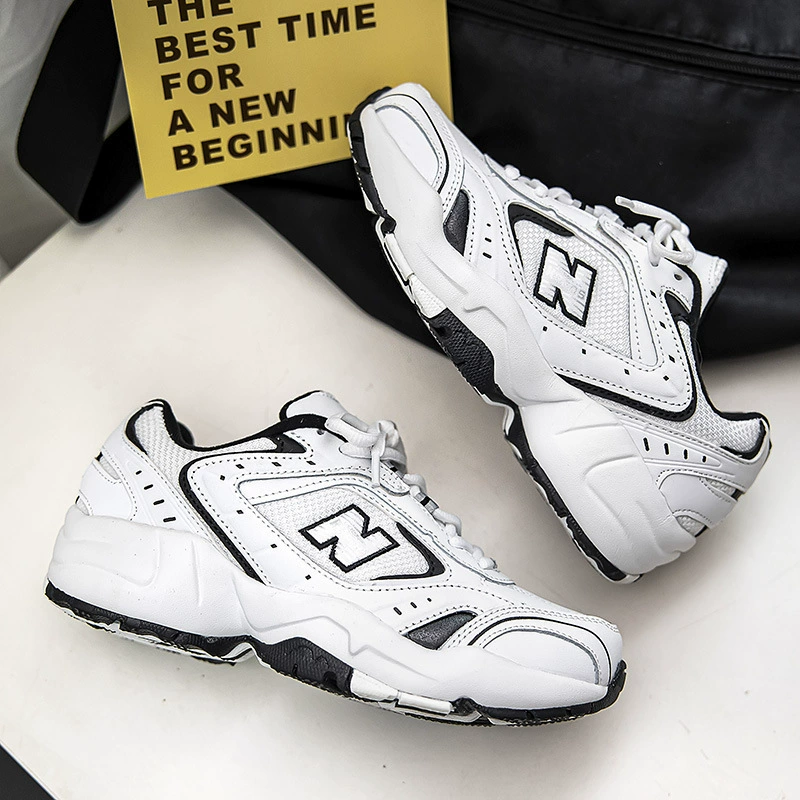 New Balance, универсальные белые дышащие спортивные кроссовки для любимых