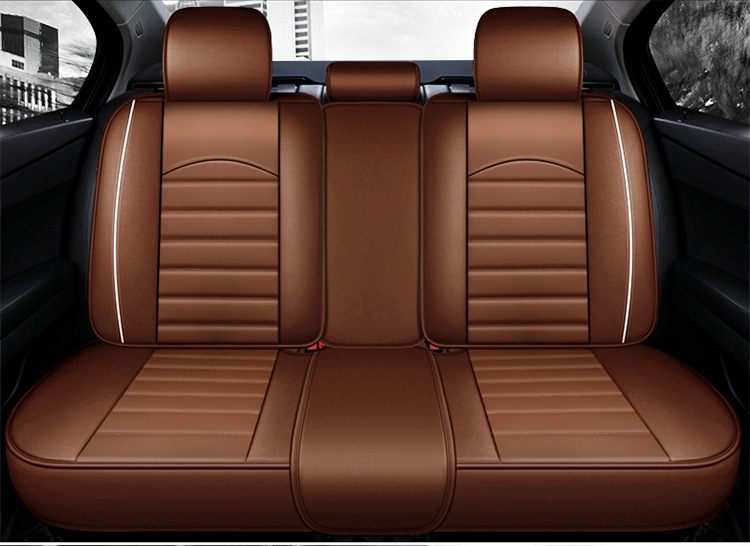 Full-surround car seat cushion four seasons universal full leather seat cover sedan SUV pickup five-seat special seat cushion seat cover
