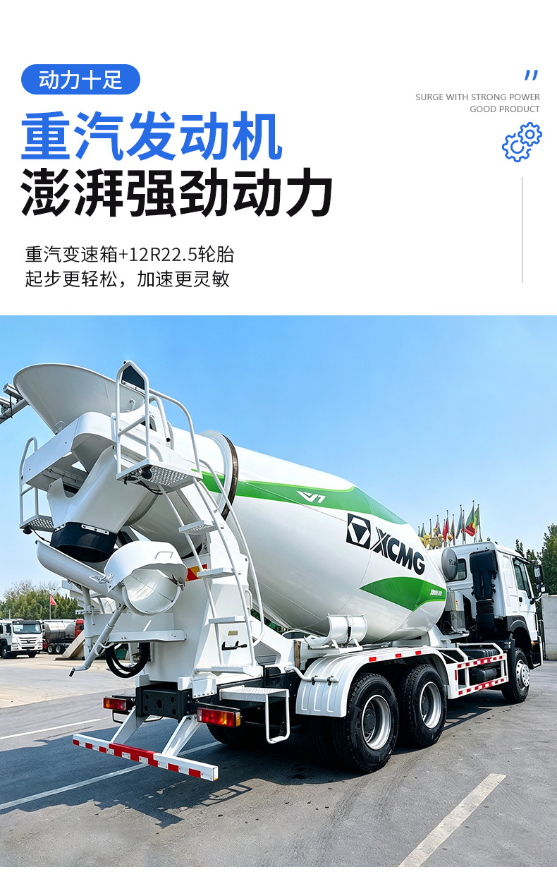 Manufacturer of Cross-Border Chinese Heavy-Duty Truck Howo 12m³ 6X4 Concrete Mixer Tank and Concrete Mixer Truck with Stable Performance