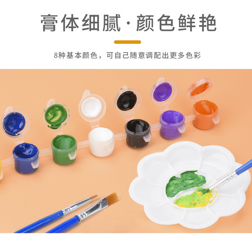 Children's toy stone painting set Children's handmade diy plaster doll graffiti painted multi-color painting stone