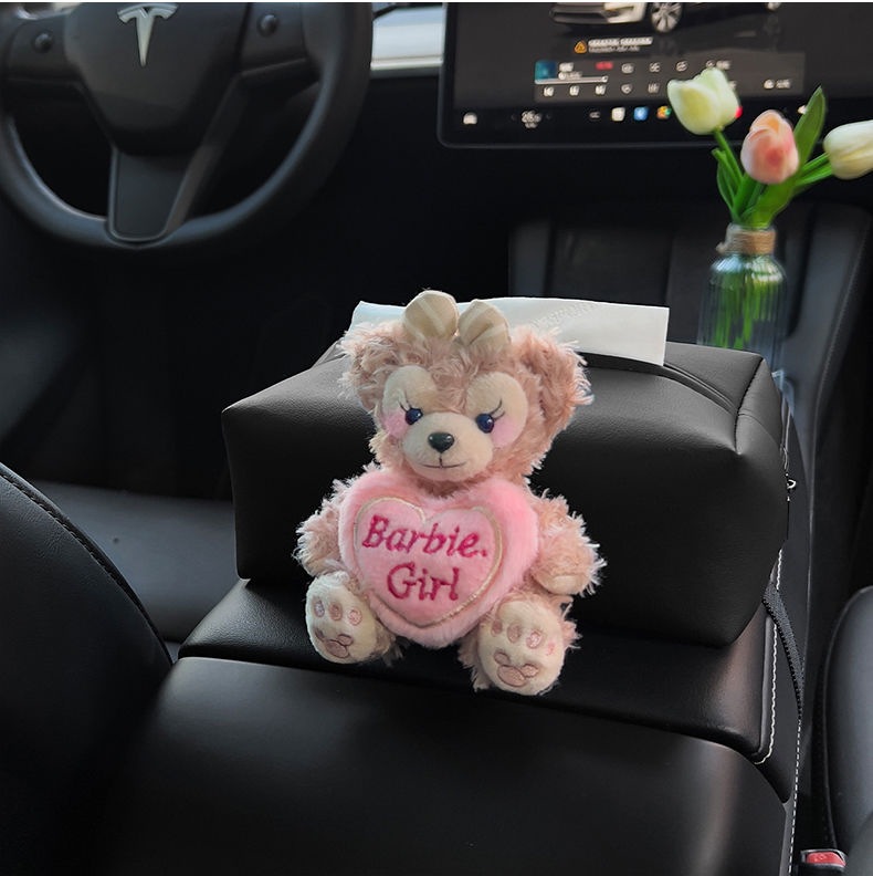 Shirley Mei car tissue box car inner hand box paper box cute car center console tissue bag high sense