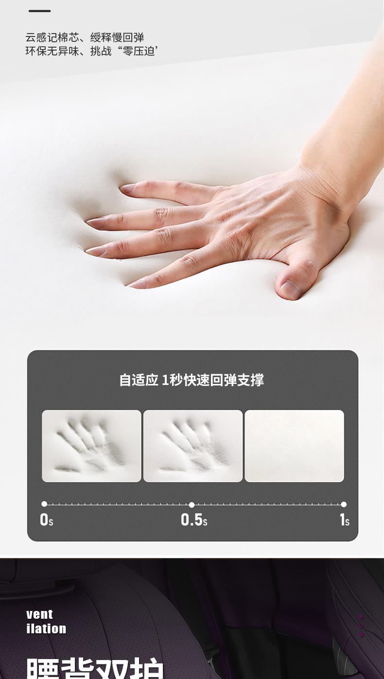 24 Models of Zero Run C11 Car-Specific Headrests, Lumbar Pillows, Neck Pillows, Zero Run Seat Pillows, Car Interior Decoration Supplies
