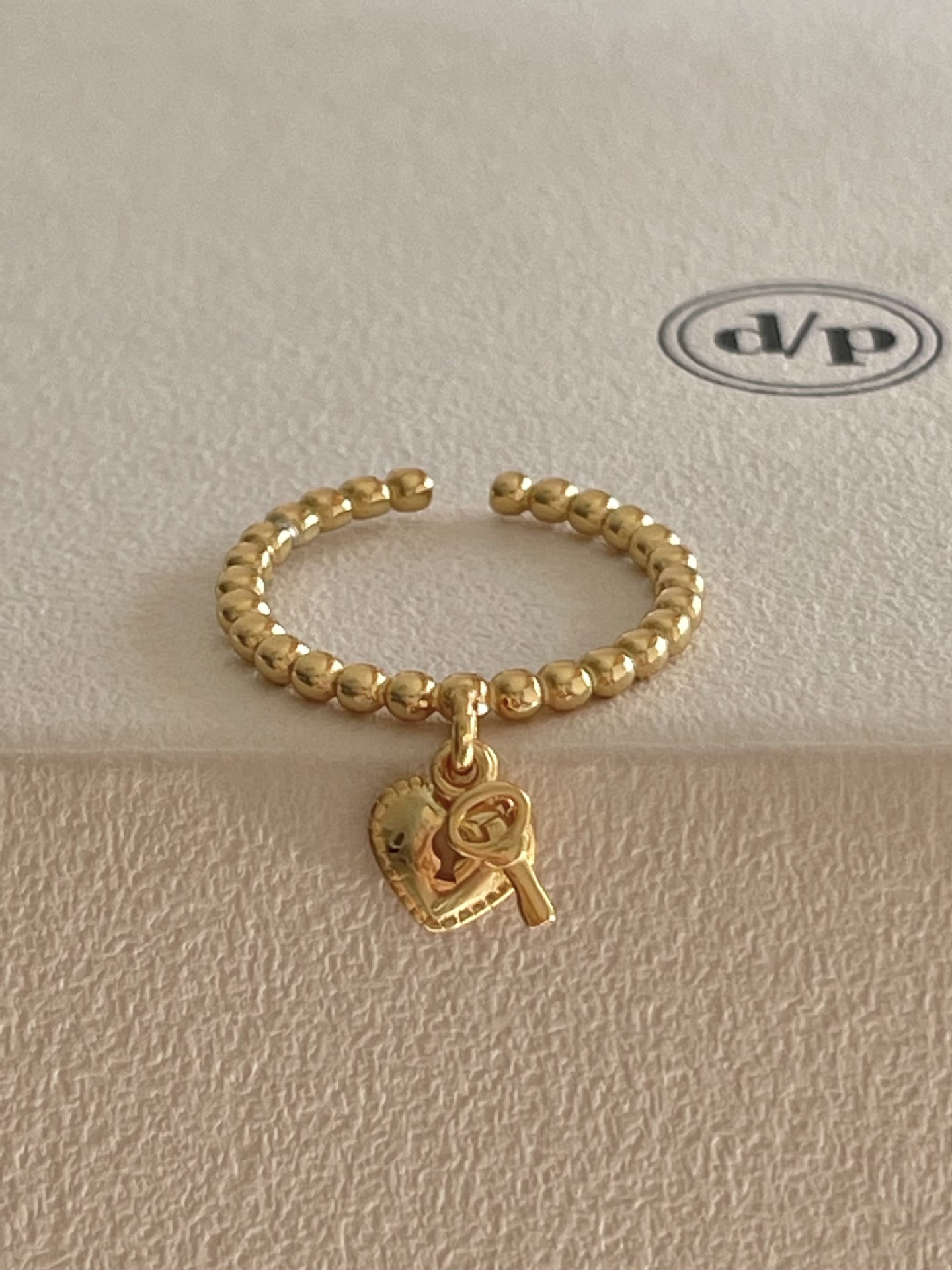 1g Weight 18K Gold Plated Plating Material Charm Rings, Open Rings Classification Adjustable Ring Size 1 Piece Quantity Daily Occasion 925 Sterling Silver Material Heart Shape, Key, Lock Pattern All Seasons Season Women's Gender Simple Style Style 18K Gold Plated 925 Sterling Silver Heart Shape Key Lock Charm Rings Open Rings 925 Sterling Silver Rings 13