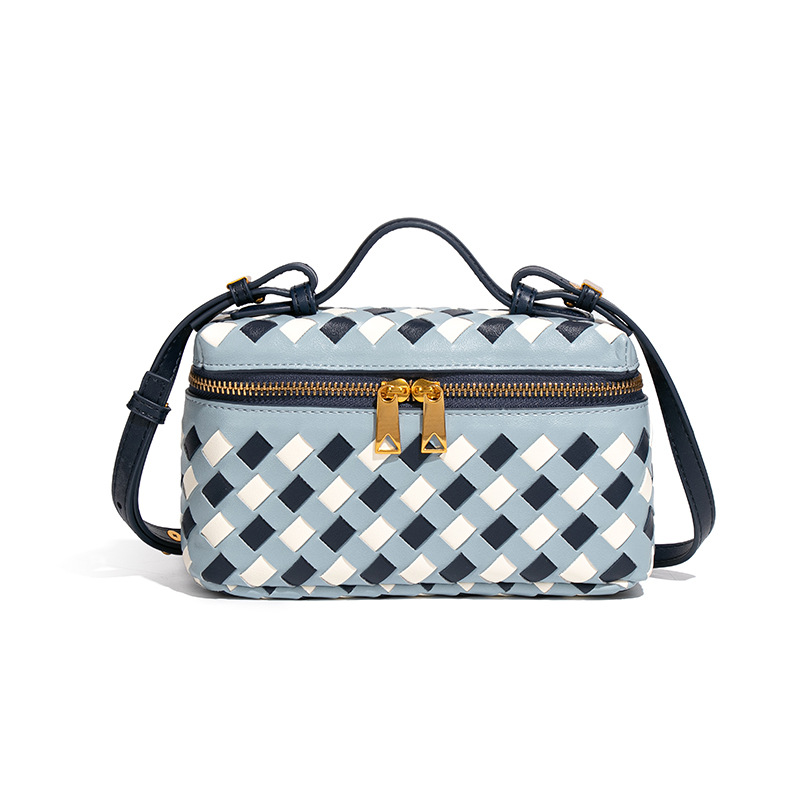 手織りオリジナルクロスボーダー外国貿易ファッションボックスバッグB家春夏新作シングルショルダー斜め掛け弁当箱カバン