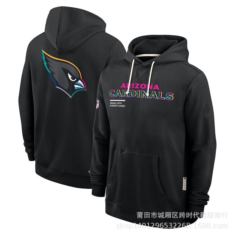 外贸2025新款NFL橄榄球男士连帽卫衣户外休闲运动连帽衫HOODIE 冬|undefined