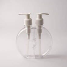 400ml组合瓶字母瓶乳液瓶洗发水瓶鸳鸯瓶沐浴露瓶透明塑料瓶
