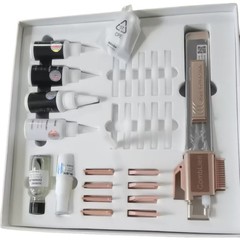 クロスボーダー新ヘアエクステ技術、ゼロセンシティブ秒速接着ツールセット、目に見えないエクステンション、コールドエクステンション、プロ仕様