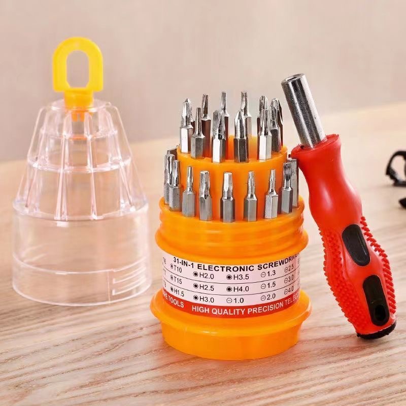 Mobile Phone Computer Telecommunications Repair and Disassembly Repair Tools 31-in-1 Combination Screwdriver Multi-Purpose Screwdriver Set