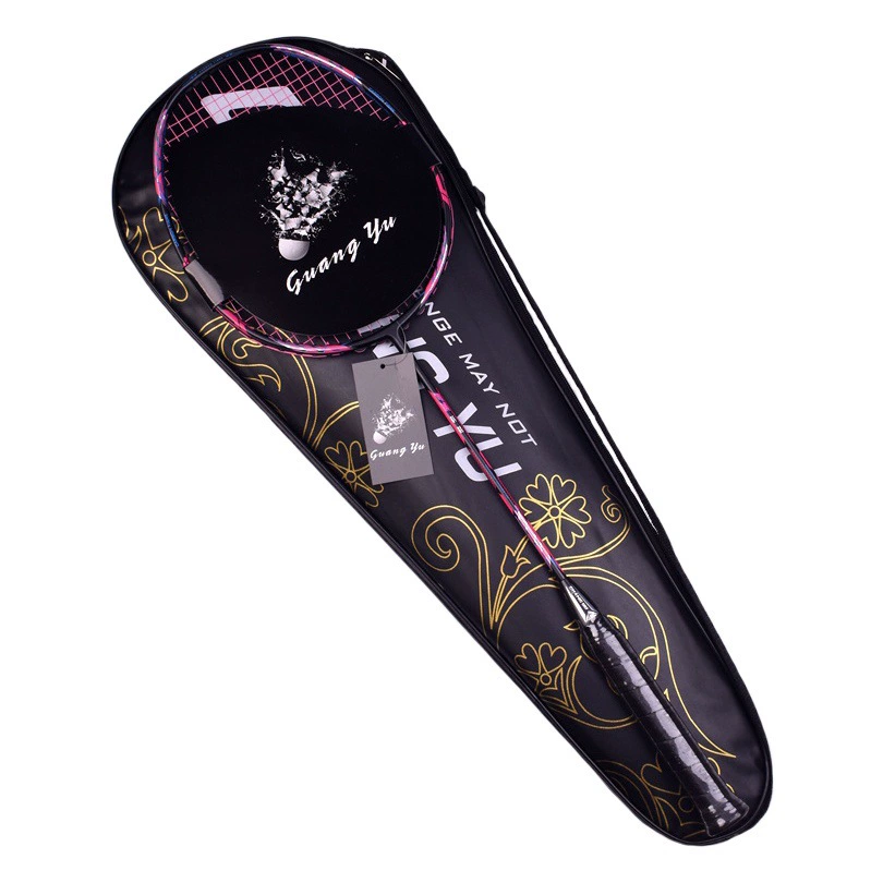 Бадминтонная ракетка Guangyu Dianjiang, легкая, для взрослых, из углеродного волокна, парная, оптом