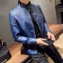 宽松美式休闲黑色皮衣