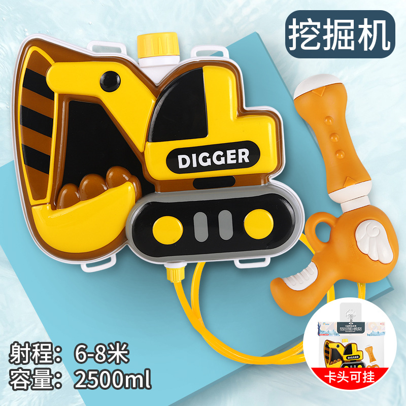 Mochila infantil juguetes de tiro de agua de playa de verano barraca eléctrica de cabello continuo pistola de rociador de agua al por mayor