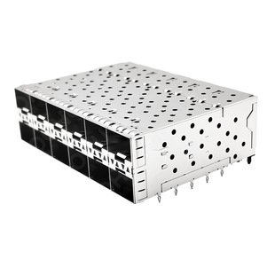 SFP+光纤笼子 2X6压接带灯 Cage光纤屏蔽罩 光纤连接器-阿里巴巴
