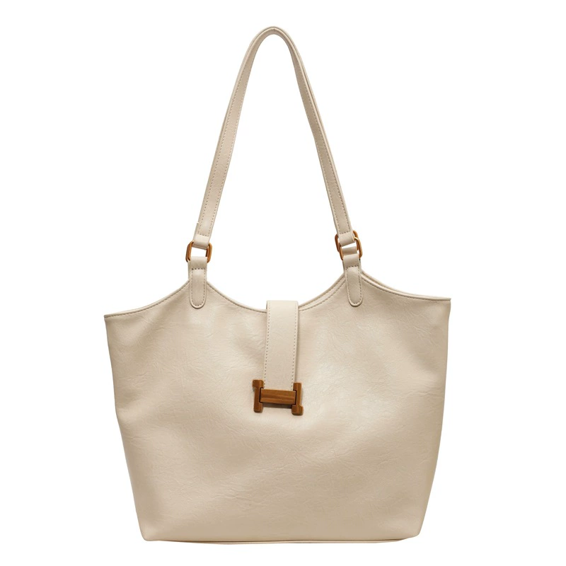 Handbag retro demi-season tote, capacious universal bag, high-quality style