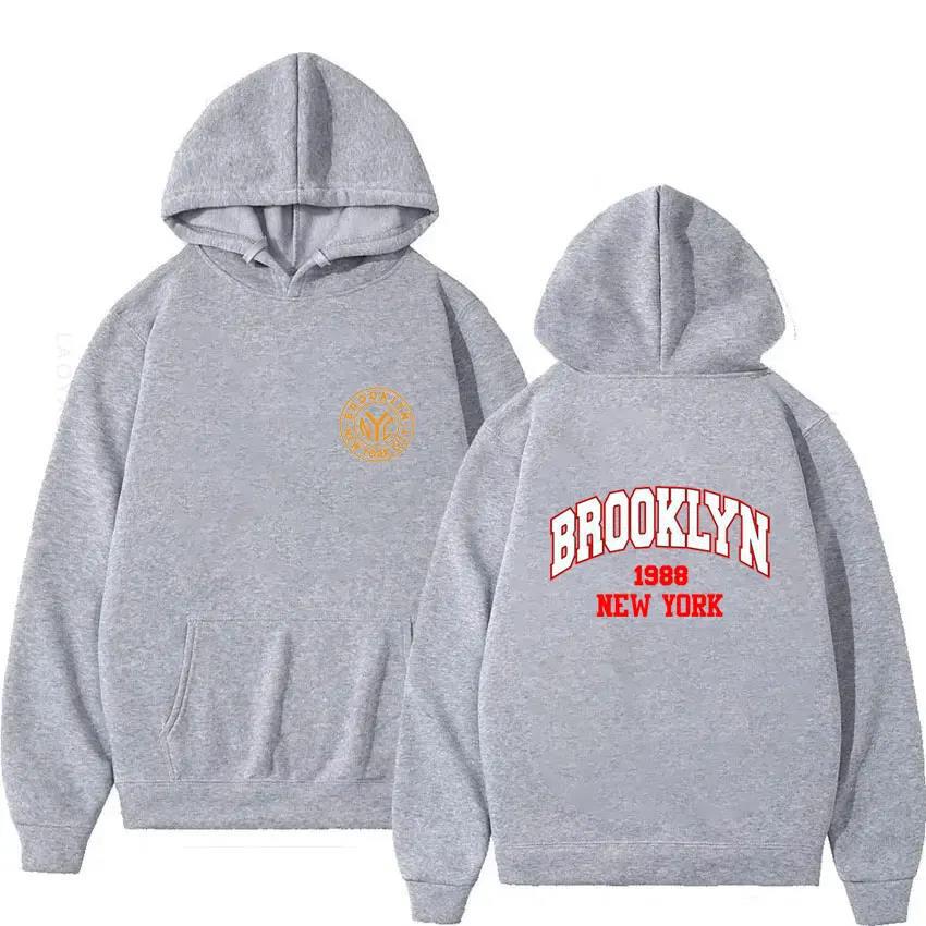Brooklyn New York Hoodie for Men Hoodie Essentials Men's Cl