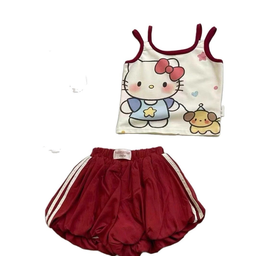 Zhao Zhao siete camisas sin mangas de verano nuevo estilo universal lindo dibujos animados niños pequeños y medianos cinturón de bebé chaleco pequeño ropa infantil