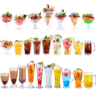 Acrylic juice cup ice cream plastic transparent PC drink milk tea shop KTV ice cream milk tea beer cup anti-shatter