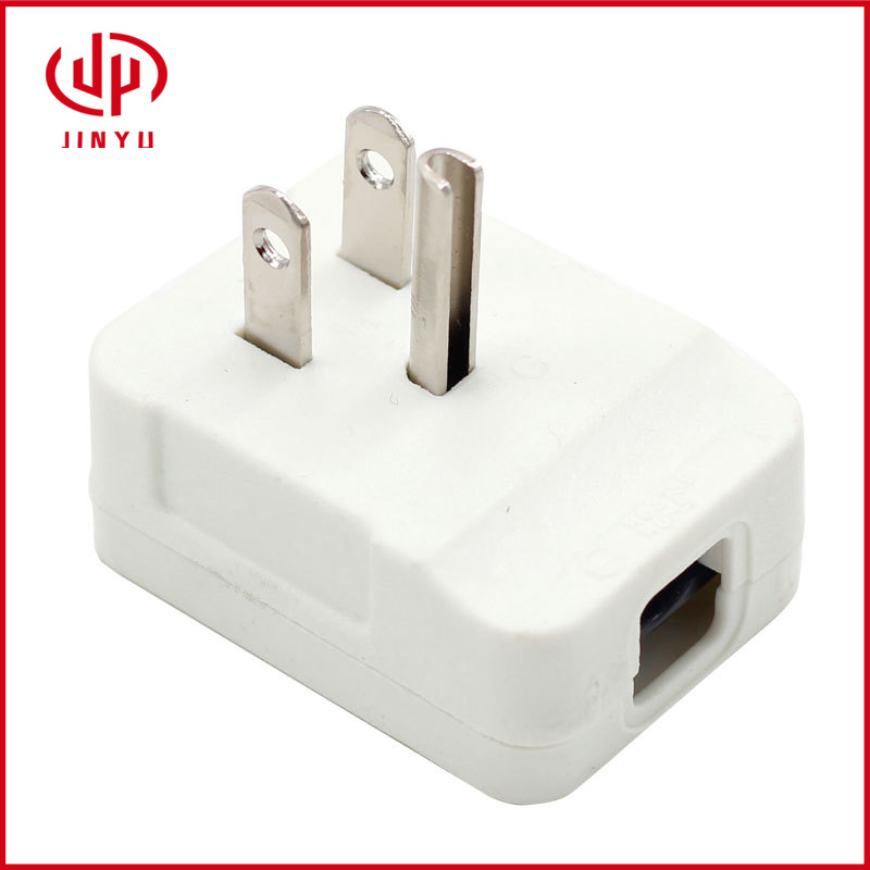 美标组装插头 美式5-15P 6-20P 6-15P接地美规自接线插头插座