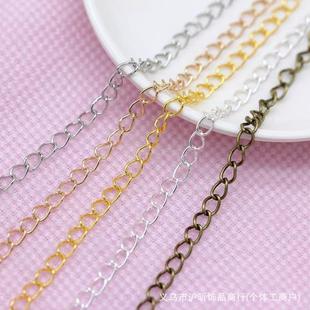 CP160 tail chain copper clad iron tail chain chain chain extension chain material DIY hairpin clothing accessories necklace earrings wholesale