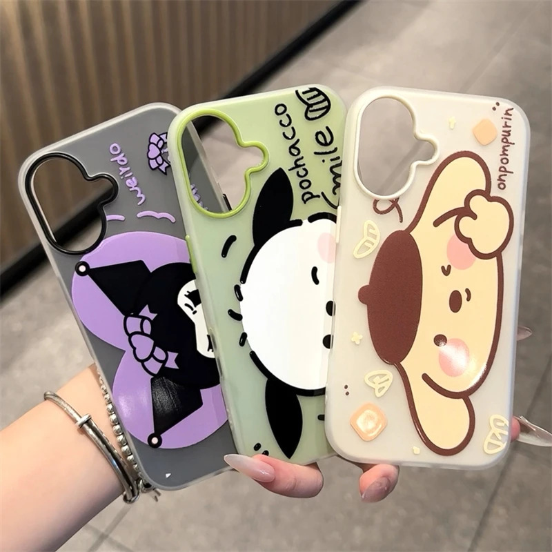 Horizontal Version Sanrio Phone Case Suitable for Apple 16/17 Pro Max, iPhone 14 Skin-Feel Matte, 13/15 Jelly