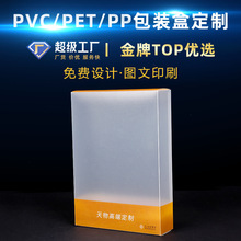 厂家定制做PVC包装盒PET吸塑内托透明盒子PP塑料折盒磨砂斜纹胶盒