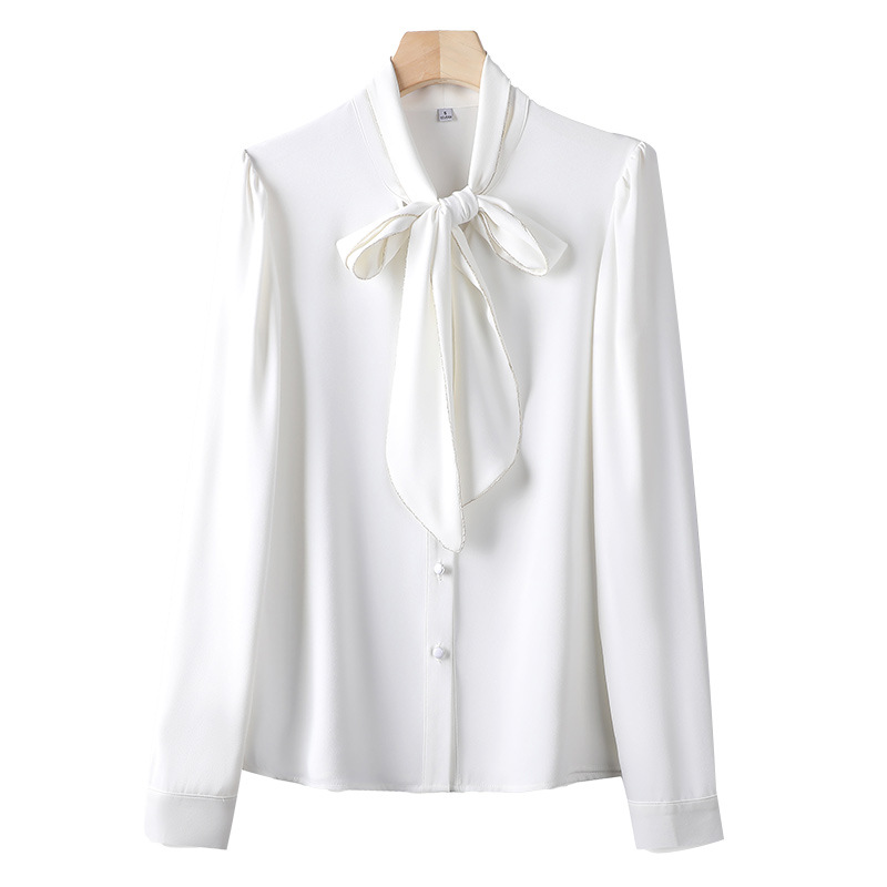 Autumn elegant shirt with bow