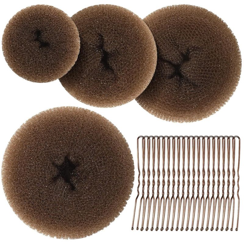 ヘア用品のヘアアイロンセットの髪の針の団子の頭のつぼみの髪の形の理髪道具|undefined
