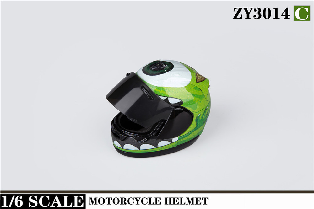 1:6 ZYTOYS ZY3014 Motorcycle Helmet Model Toy Fit 12