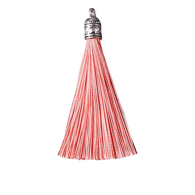 Короткие 6 см маленькая кисточка металлическая крышка Закладка кисточка кулон Детские аксессуары для головы маленькие подвесные украшения для ушей