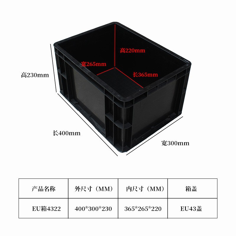 EU4322 400*300*230  검정색