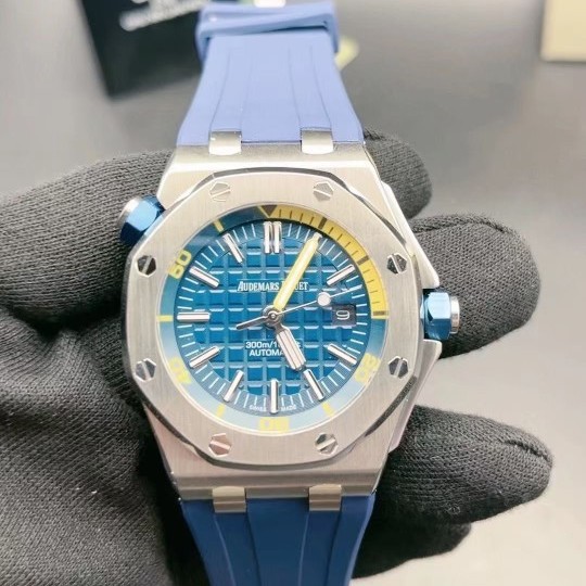 Royal Oak Series Ap15703 Watch Fully Automatic Mechanical Watch Luminous Business Men's Watch