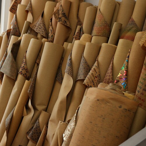 Natural Cork Fabric with Real Wood Grain, Water Pine Fabric, Oak Bark Tree Grain Linen, Suitable for Bags, Handbags, Handmade Crafts