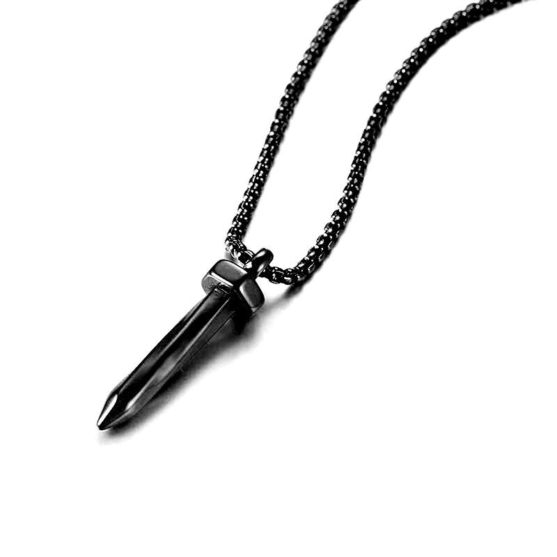 Simple Style Geometric Stainless Steel Alloy Unisex Pendant Necklace display picture 3
