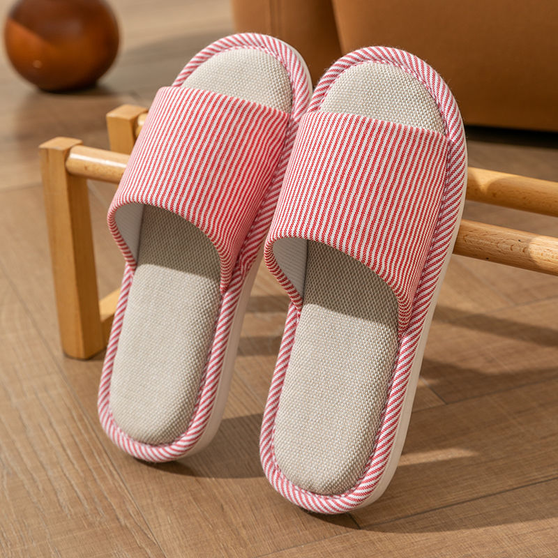 레드[줄무늬 린넨]