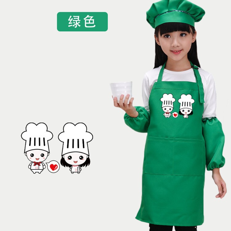 Delantal para niños ropa de pintura impermeable personalizada jardín de infantes galería de arte logotipo de impresión ajustable delantal de publicidad al por mayor