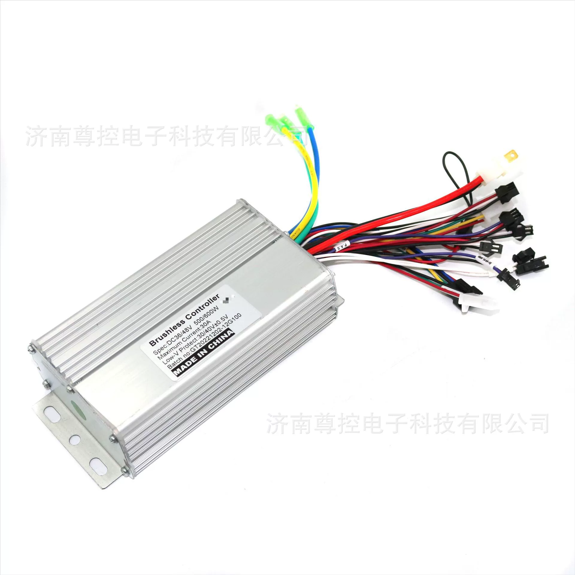 Вилка для бесколлекторного электровелосипеда, контроллер, 48V, 600W