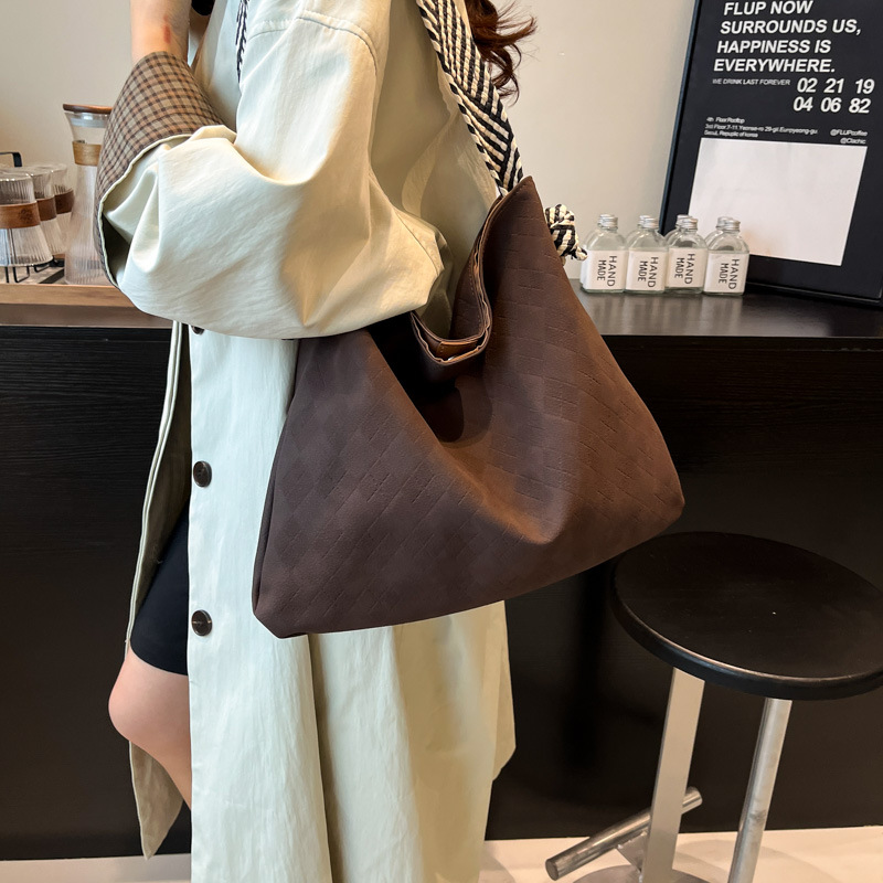Borsa a spalla alla moda maxi capiente borsa a secchiello donna_voghion.com