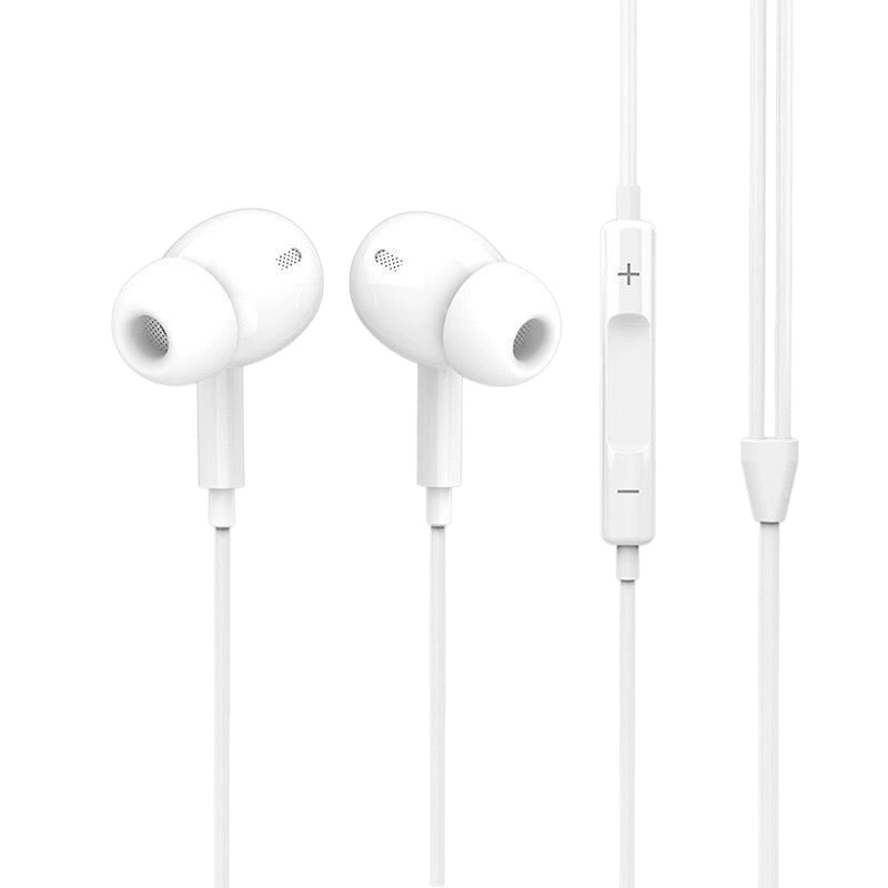 Проводные наушники, совместимы с Apple и Huawei, встроенный микрофон и управитель, 3.5 мм, варианты Type‑C или Lightning