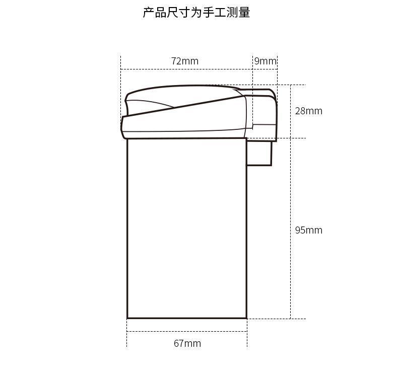 Japanese Yac Car Ashtray Creative Multifunctional with Lid Anti-Drop Ashtray with Led Light for Men's Car Use