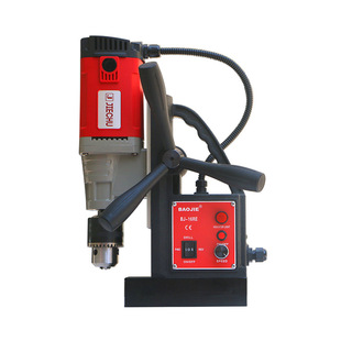 Baojie 16 type magnetic seat drill bench drill forward and reverse speed regulation type twist drill tapping magnetic drill magnet drill