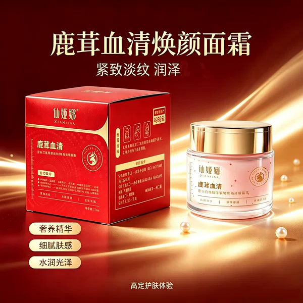 Xianjina Deer Antler Serum Protein White Blood Cell Extract Concentrated Anti-Wrinkle Eye Cream