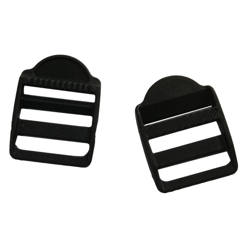 Hebilla cuadrada de 25 mm con ajuste de cuatro niveles, hebilla plana tipo escalera para correas de mochila, venta directa de fábrica