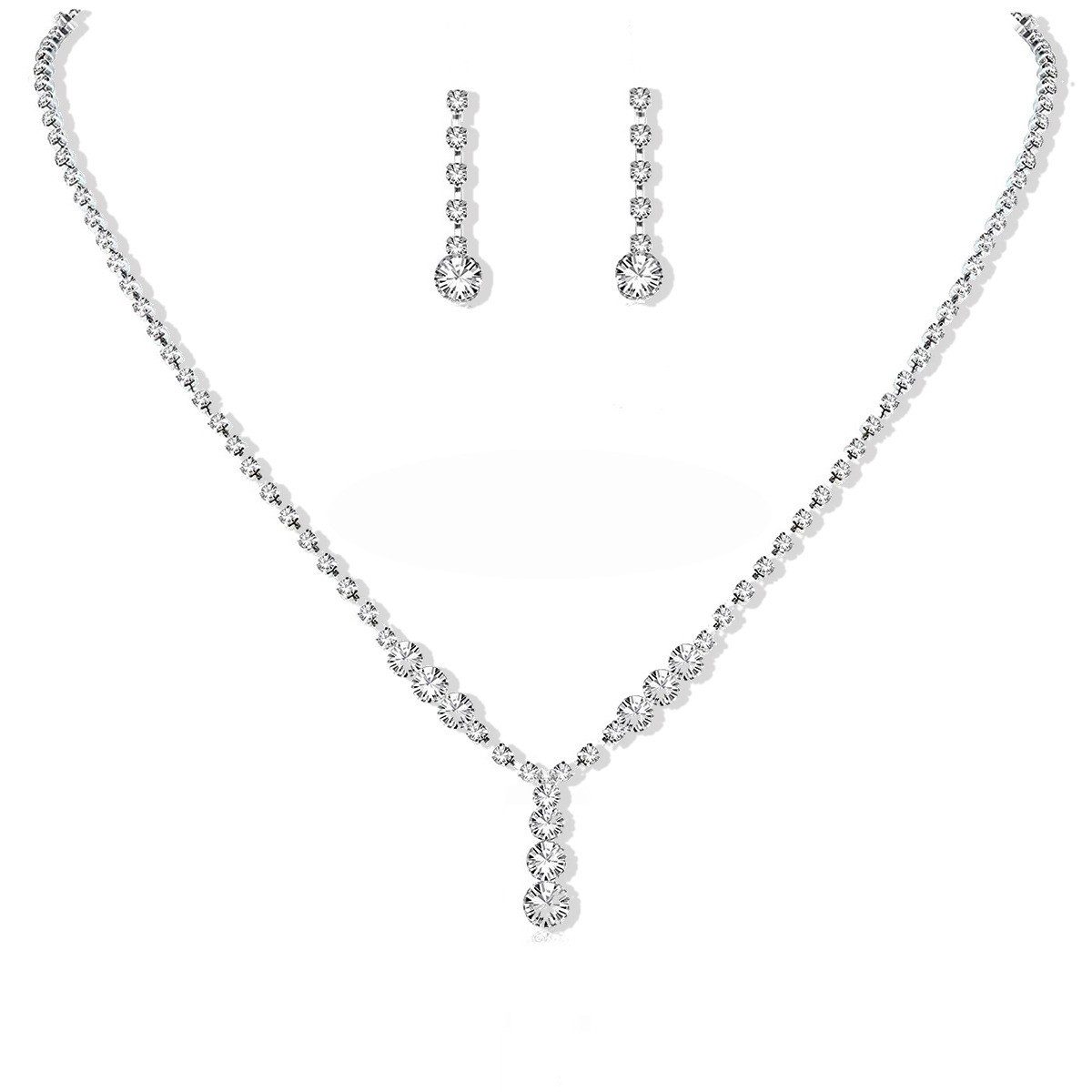 Set van bruidsketting en choker voor dames met uniek design_voghion.com