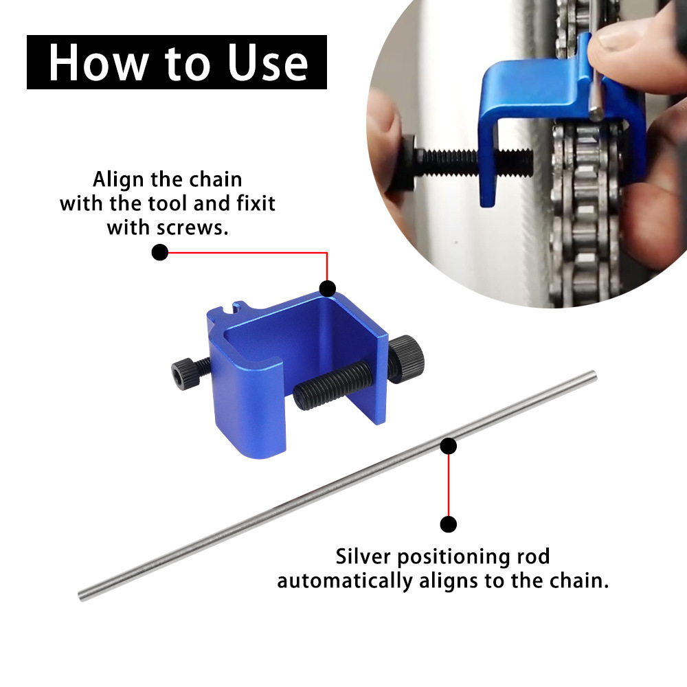 Chain Adjuster Alignment Tool Calibrator Off-Road Motorcycle Modification Accessories Universal Chain Adjustment