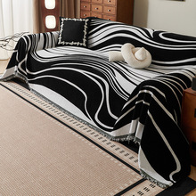 双面提花雪尼尔沙发巾全盖布超大型贵妃四季通用美式奢华跨境盖毯