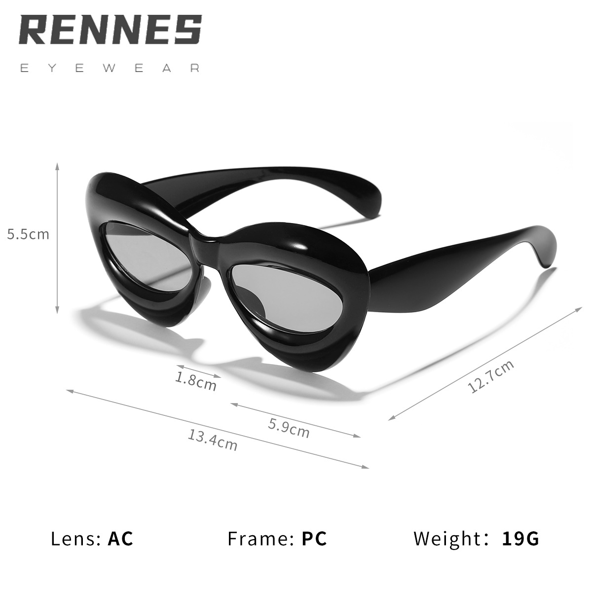 Divertido divertido globo inflable gafas de sol para niños ins Wind Net red Street shooting show transfronterizo gafas de sol para niños