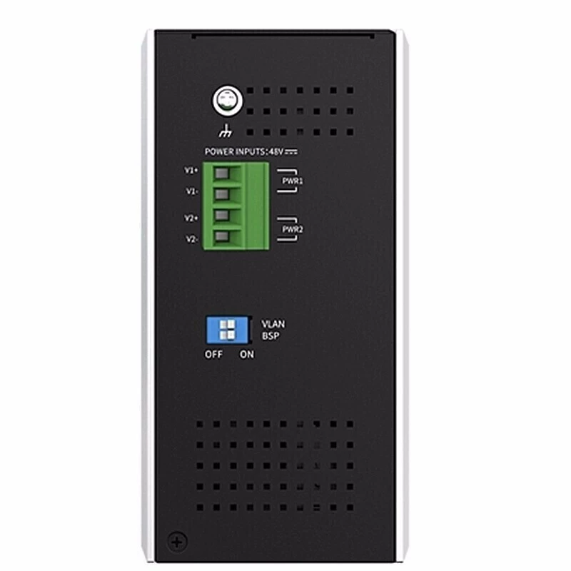 TP-LINK TL-SF1009P Промышленного класса 9 Панель Алюминиевые кожухи корпус настенные/направляющая установка 8