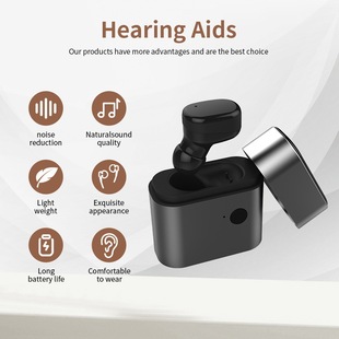 Cross-Border Hearing Aid for the Elderly, Long-Lasting Fda Sound Collector, Deafness, Behind-The-Ear Smart Noise Reduction Sound Amplifier