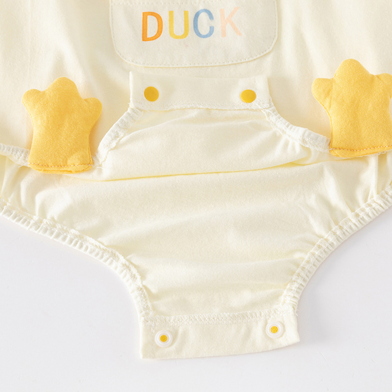 Nuevo mono de bebé de primavera y otoño de manga larga para hombres y mujeres, mameluco de salida para bebés