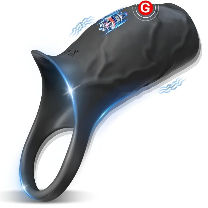 늑대 전사 진동 링 블랙 백