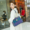 One-shoulder bag, glowing handheld bag strap, underarm bag, chain, 2022 collection, Korean style, chain bag